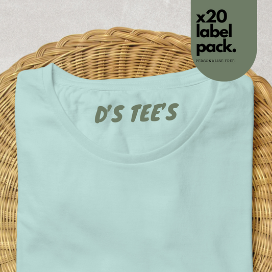 Iron on Labels Pack