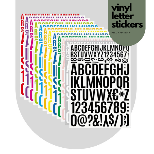 Vinyl Lettering Stickers