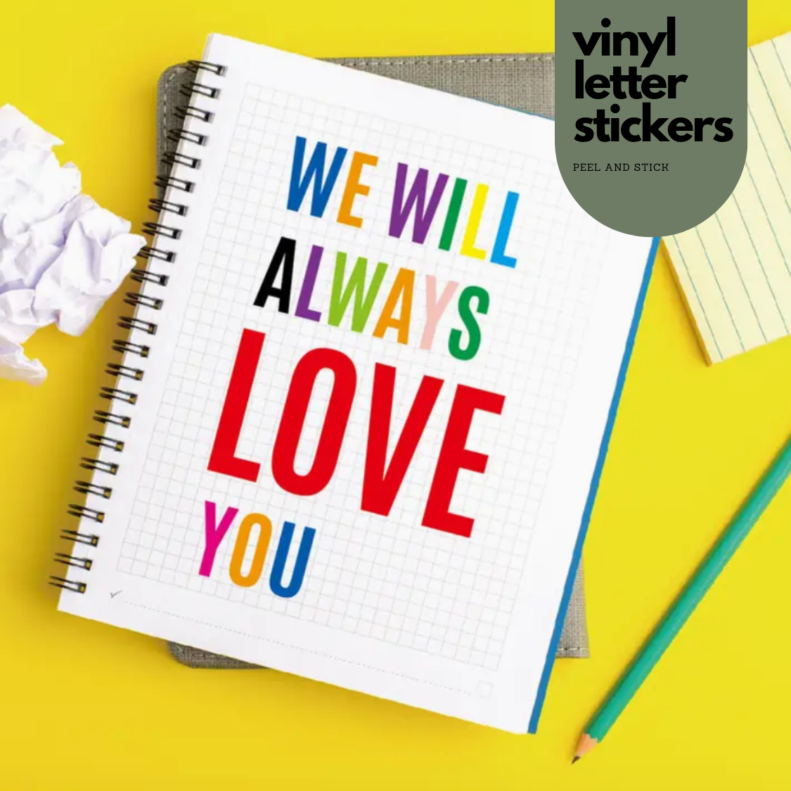 Vinyl Lettering Stickers