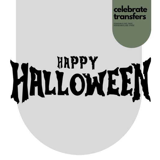 Happy Halloween Iron On Transfer