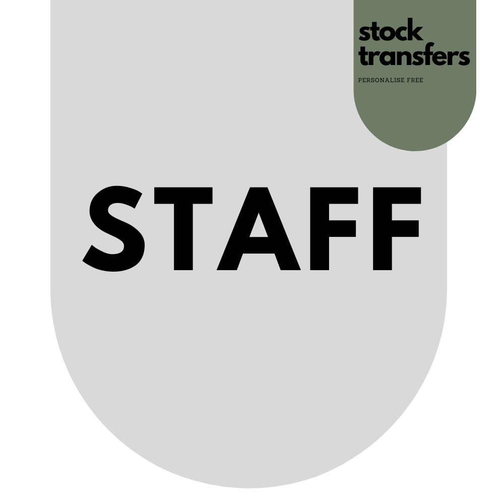 Staff Iron On Transfer