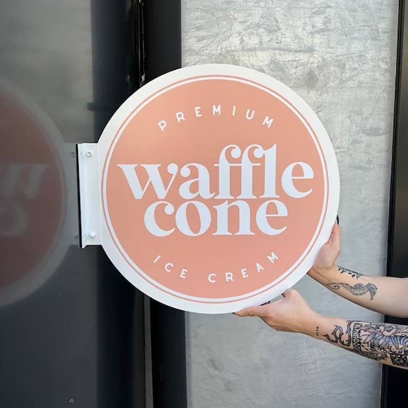 Round Signs | Custom Round Business Signage – Iron on transfers