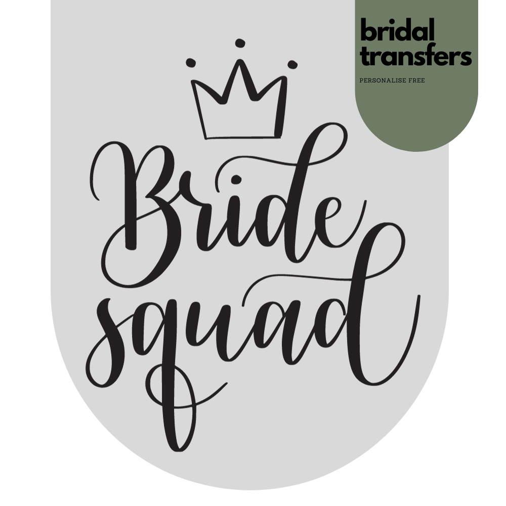 Bridal Iron On Transfers