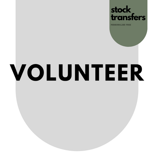 Volunteer Iron On Transfer